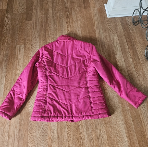 Women's Pink Quilted Jacket - Picture 3 of 4